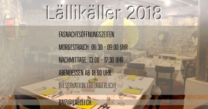 Essen im L&auml;llikeller